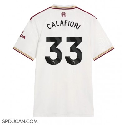 Muški Nogometni Dres Arsenal Riccardo Calafiori #33 Rezervni 2025-26 Kratak Rukav Muški Nogometni Dres Arsenal Riccardo Calafiori #33 Rezervni 2025-26 Kratak Rukav